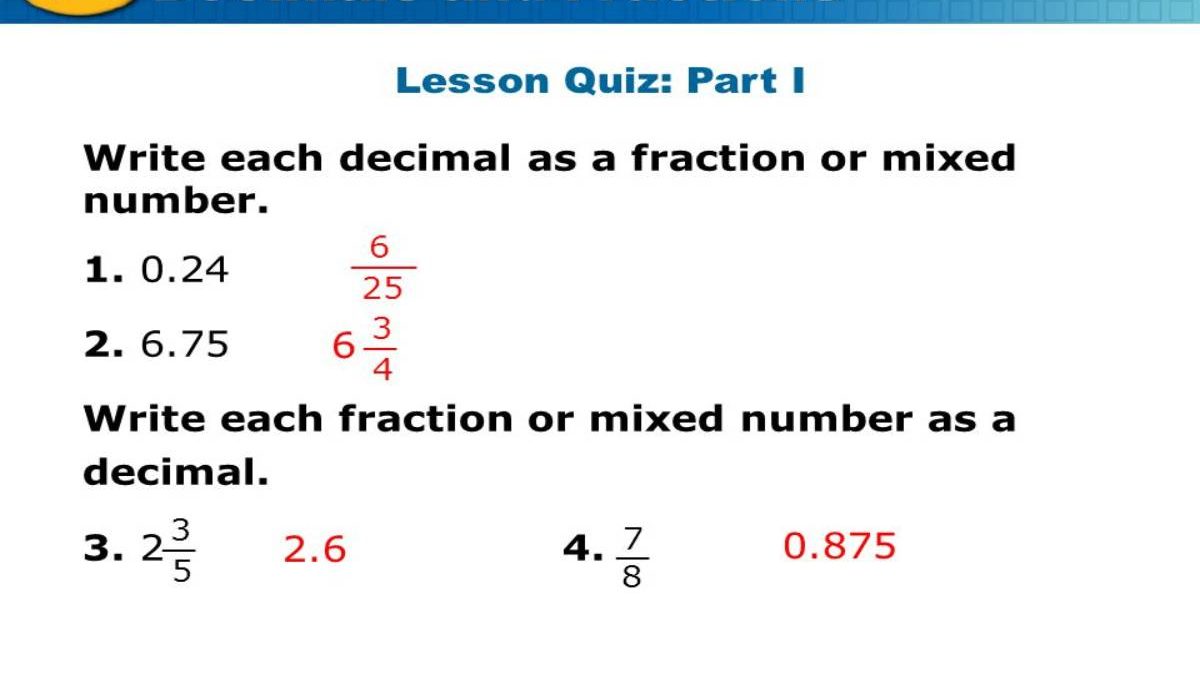 0.24 as a Fraction