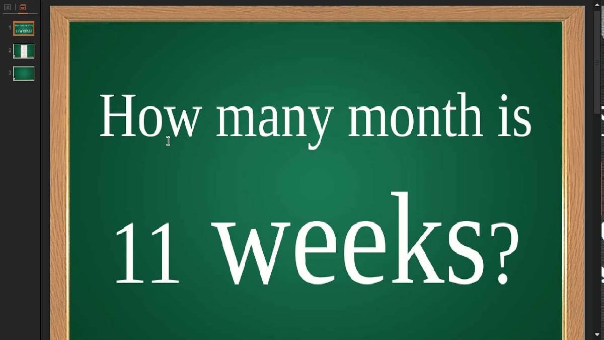 11 Weeks From Today – Online Calculator