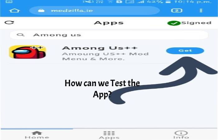 How can we Test the App