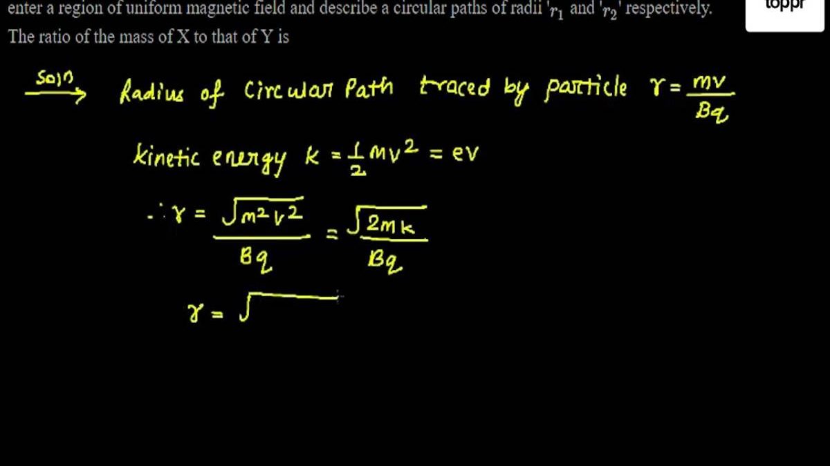 Two Particles X and Y Having Equal Charges