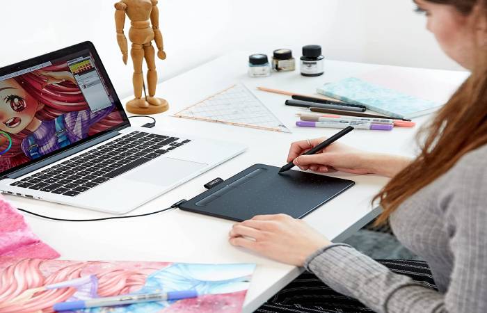 Wacom CTL4100 Intuos Graphic Drawing Tablet