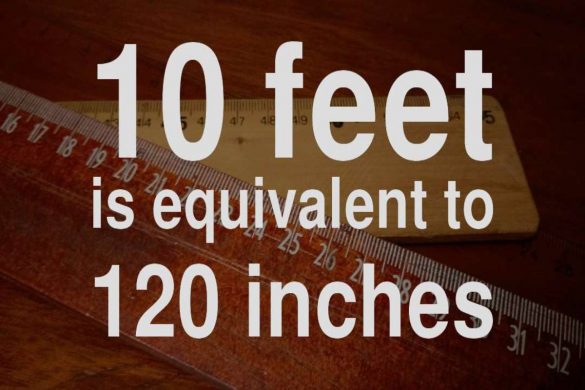 10 Feet to Inches