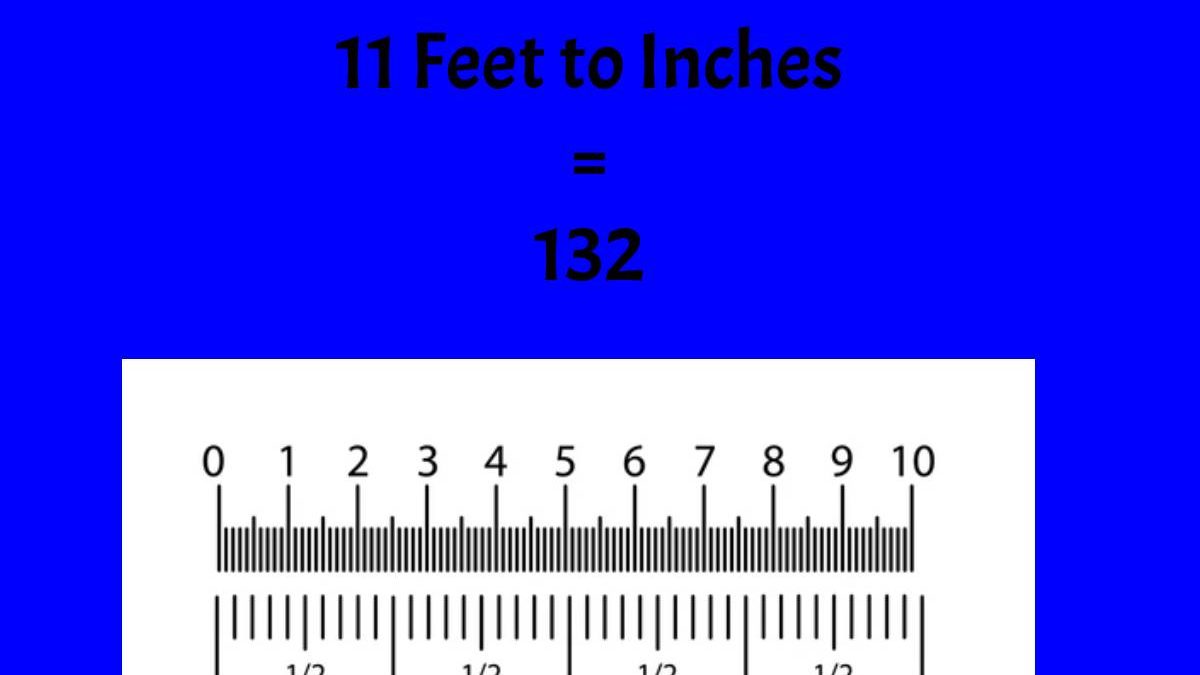 11 Feet to Inches