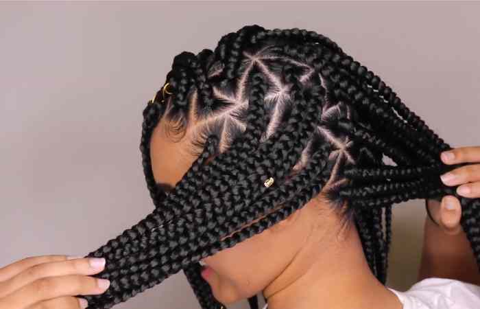 Triangle Box Braids