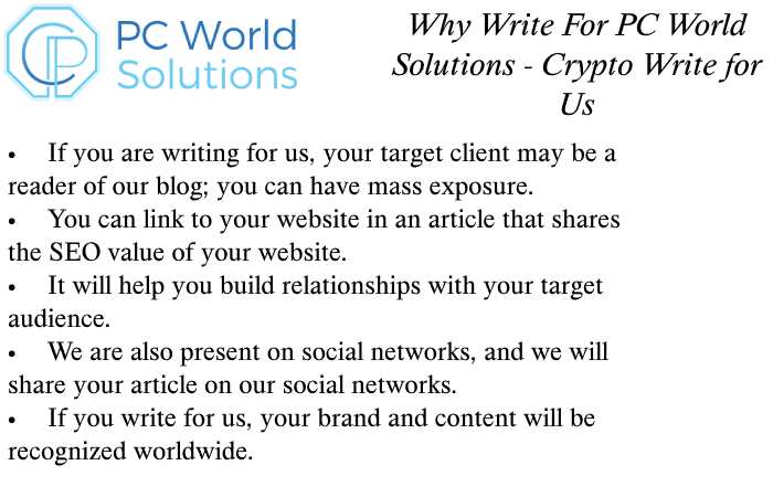 Crypto Why Write for Us