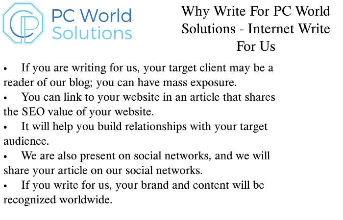 Internet Why Write for Us