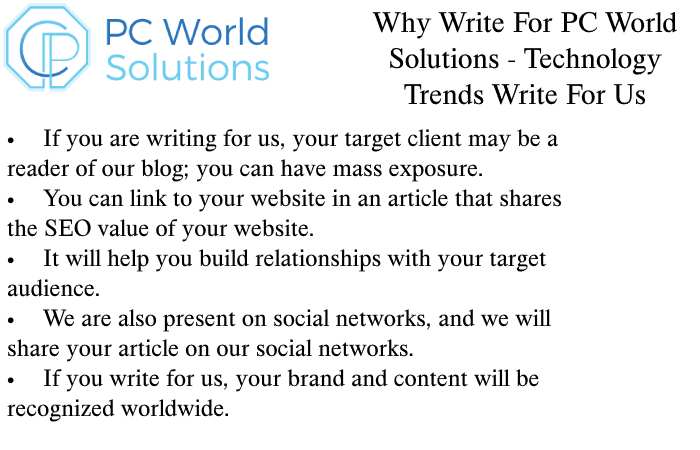 Technology Trends Why Write for Us