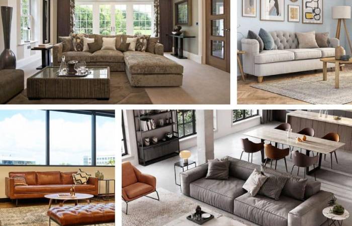 DIFFERENT SOFA TYPES