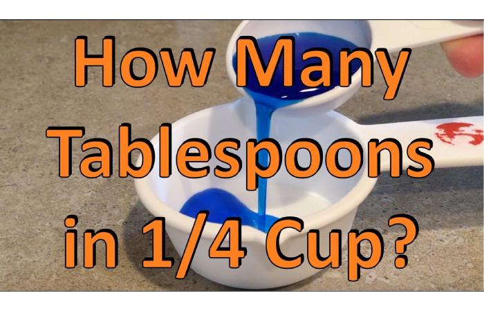 How Many Spoons Are in ¼ Cup_