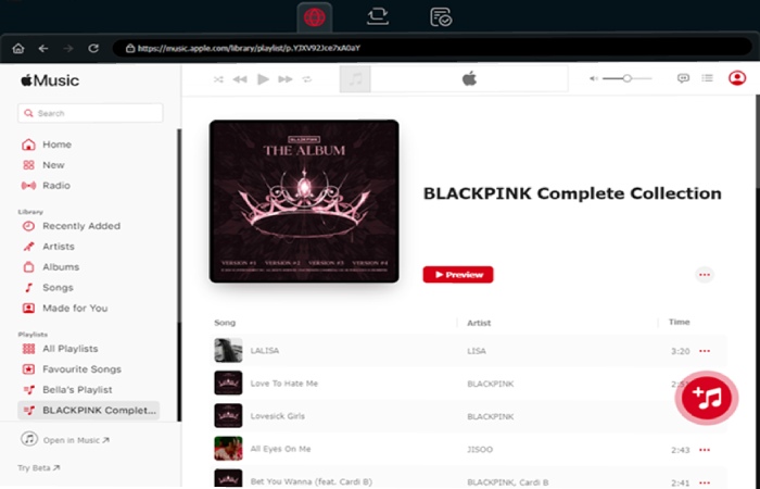 Add Apple Music Songs or Playlists