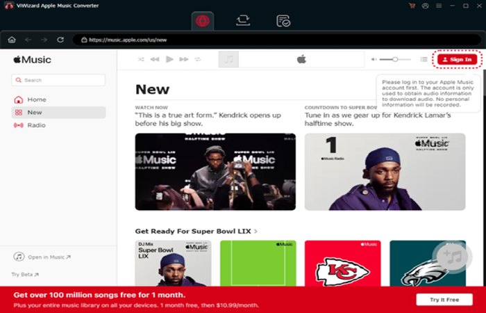 Log in to Your Apple Music Account