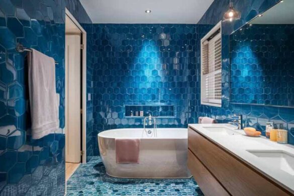 Blue Bathroom Tiles