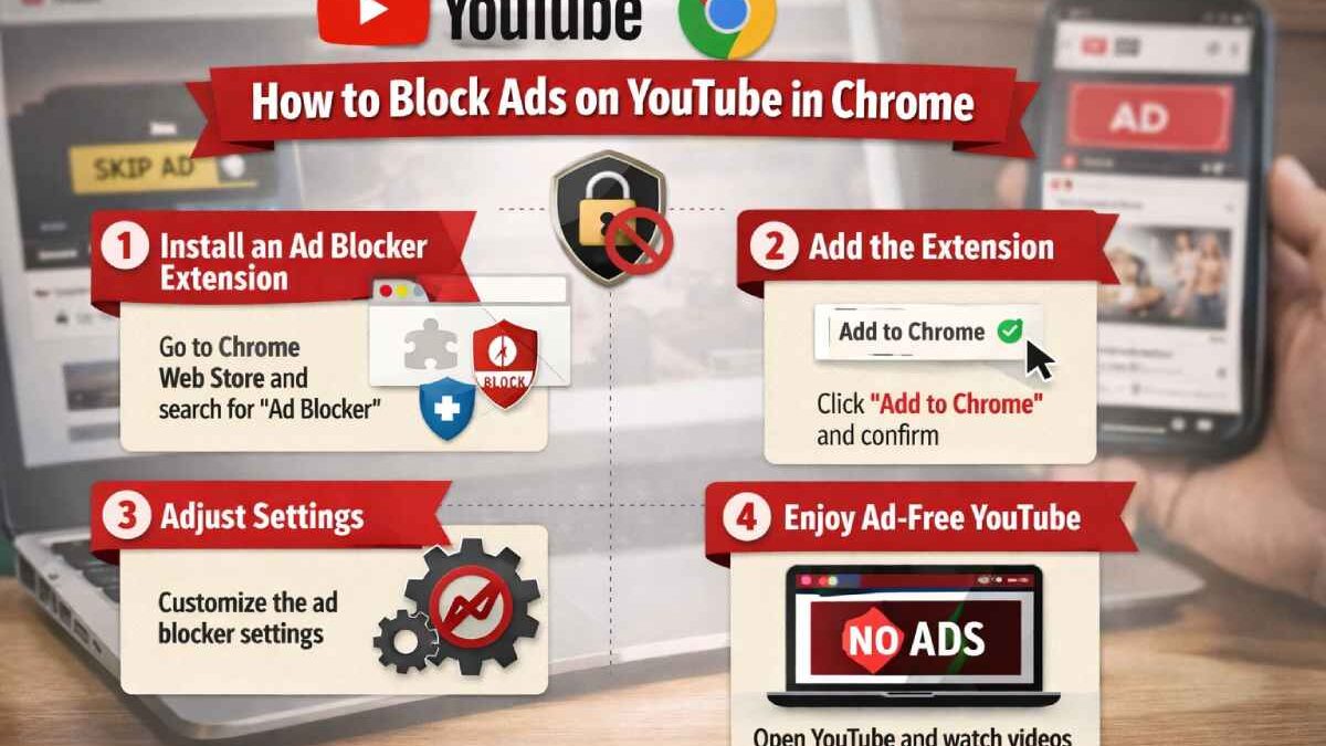 How to block ads on YouTube in Chrome