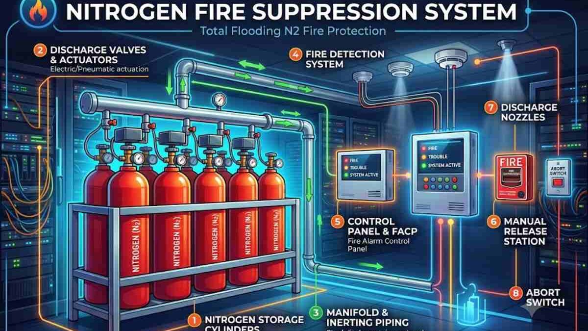 Key Components of a Nitrogen Fire Suppression System